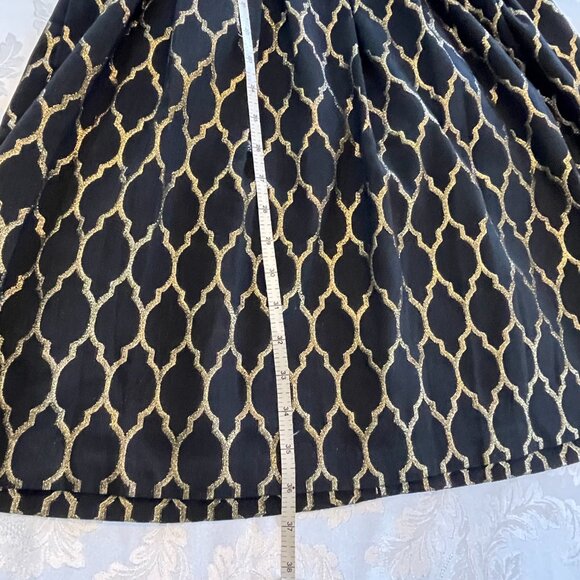 New Vince Camuto Black and Gold dress V neckline size 12 - Picture 8 of 9
